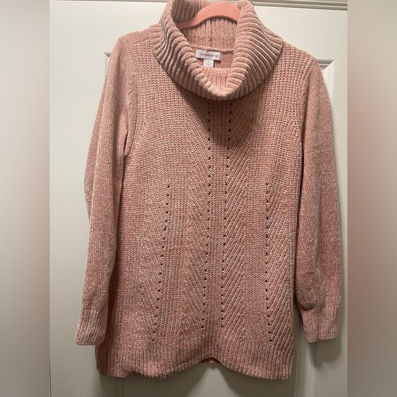 NWOT Liz Claiborne Chenille Womens Cowl Neck Long Sleeve Pullover Sweater Small - Picture 5 of 9